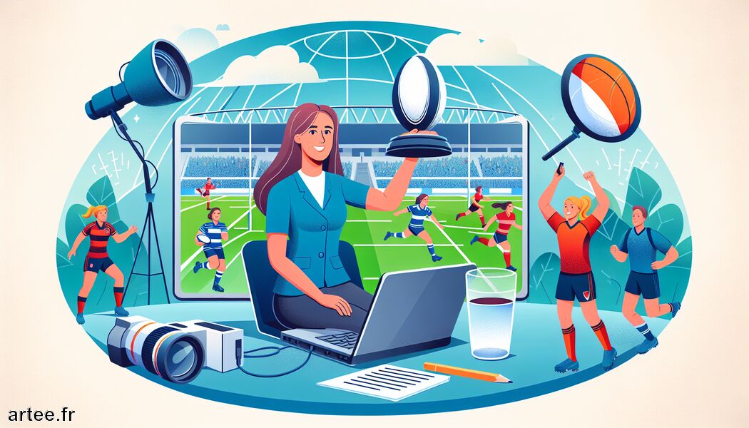 Inès Hirigoyen : Une Journaliste Sportive Dévouée à la Promotion du Rugby Féminin